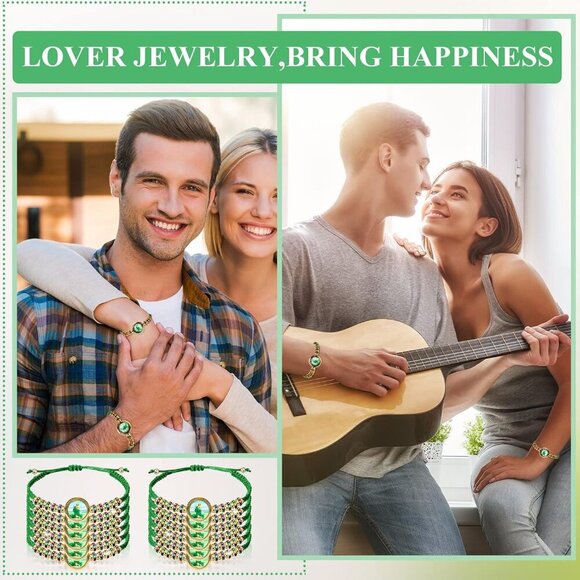 50 Pcs Saint Jude Rosary Bracelets Handmade Green Knot Religious Jewelry - Picture 4 of 6